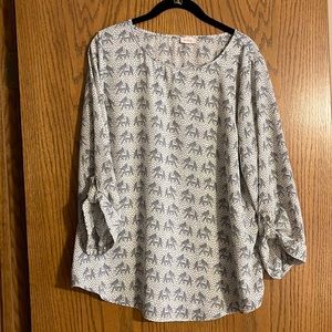 Pixley Stitch Fix elephant top XL
